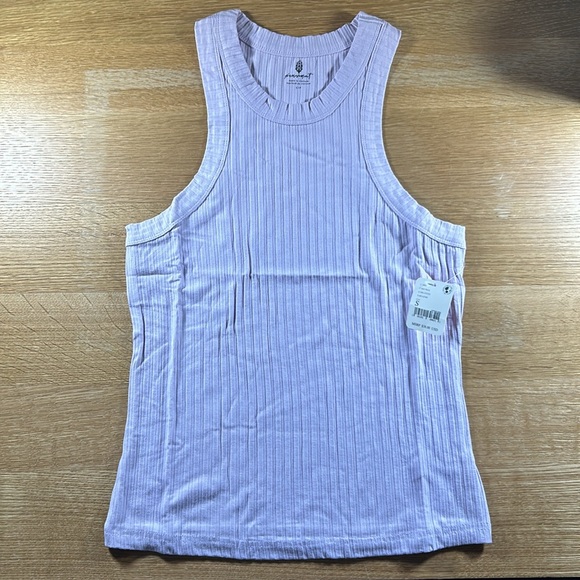 Free People Movement Blissed Out Tank in Dew Berry - Picture 4 of 5